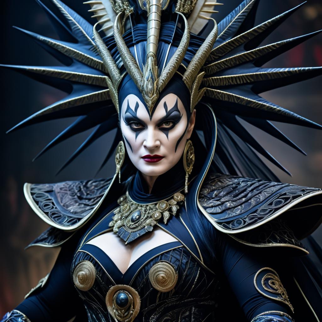 Evil Meryl Streep in Shao Kahn Costume