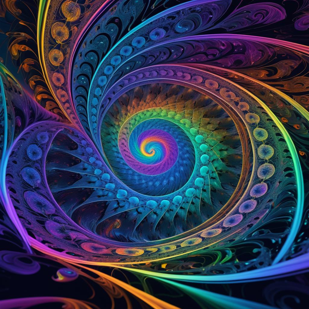 Psychedelic Nature Meets Quantum Realms