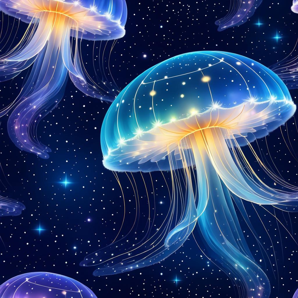 Luminous Jellyfish in Cosmic Star Map