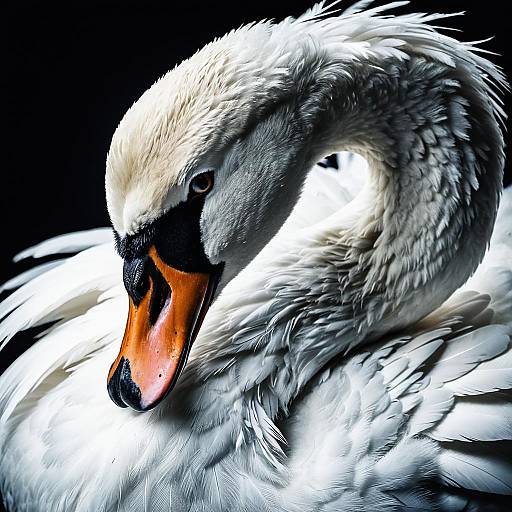 Graceful Swan Close-Up