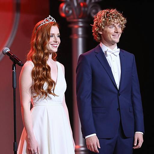 Dramatic Performance Under Red Lights