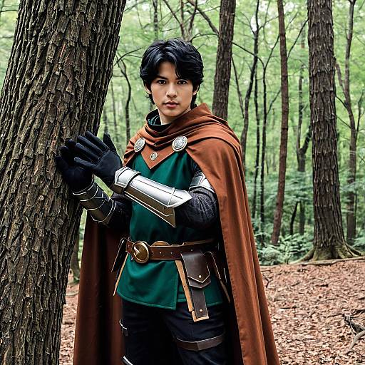 Epic Filo Shield Hero Cosplay in Nature