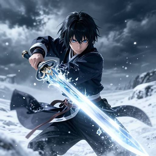 Kagami Uekusa's Icy Battlefield Duel