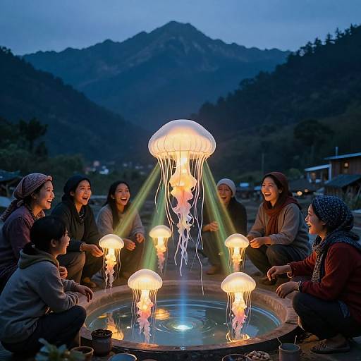 Zero Gravity Jellyfish Farming Inside Mountain