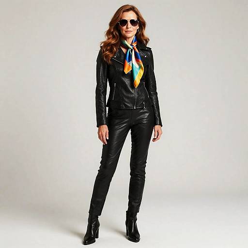 Stylish Middle-Aged Woman in Modern Impressionist