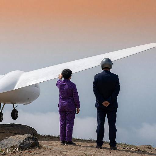 Cliffside Encounter with a Glider