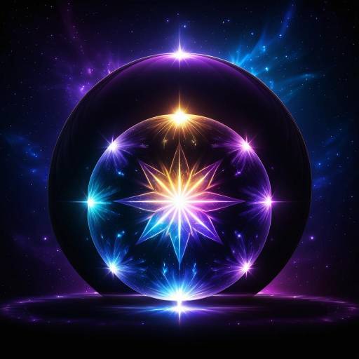 Glowing Celestial Crystal Orb