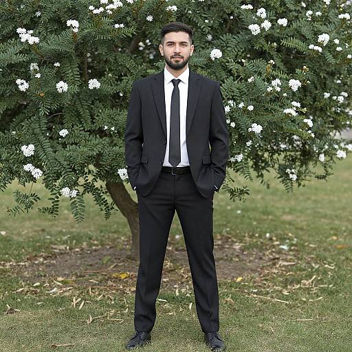 Formal Groom in Elegant Wedding Attire