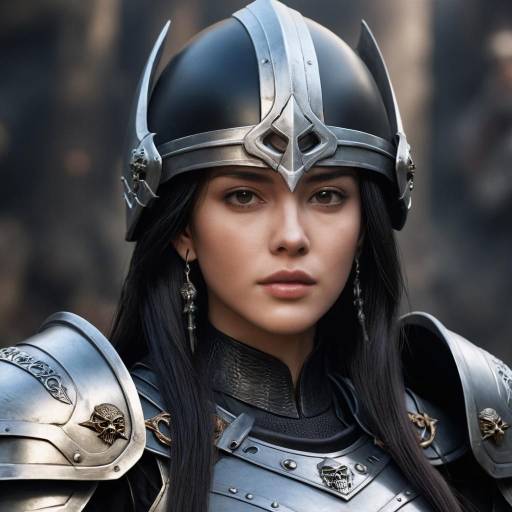 Portrait of a Girl in Armor