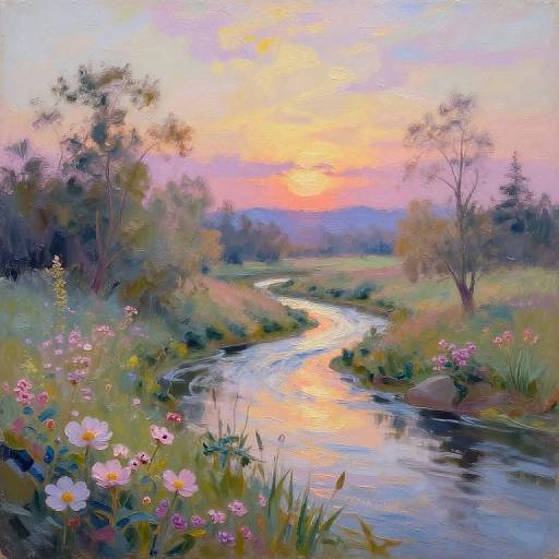 Impressionist Landscape Art Generator