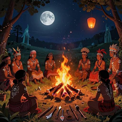 Tebaxi Tribal Fire Gathering