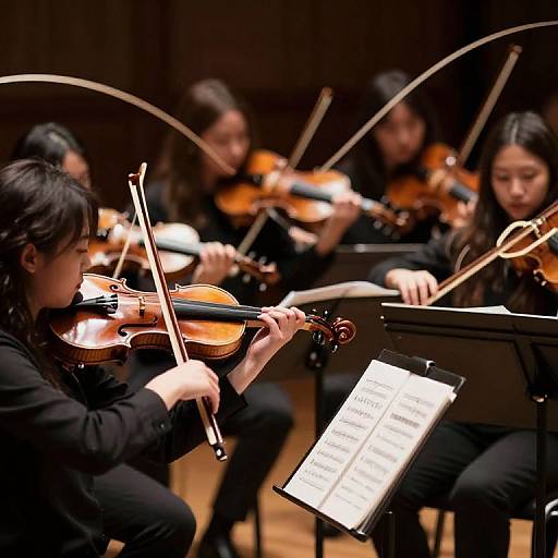 Ethereal Melodies Woven by Musicians