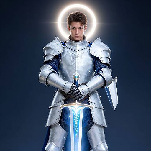 Heroic Male Paladin Portrait