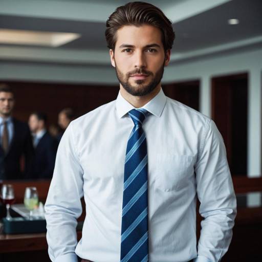 Stylish Man in Casual Cocktail Attire