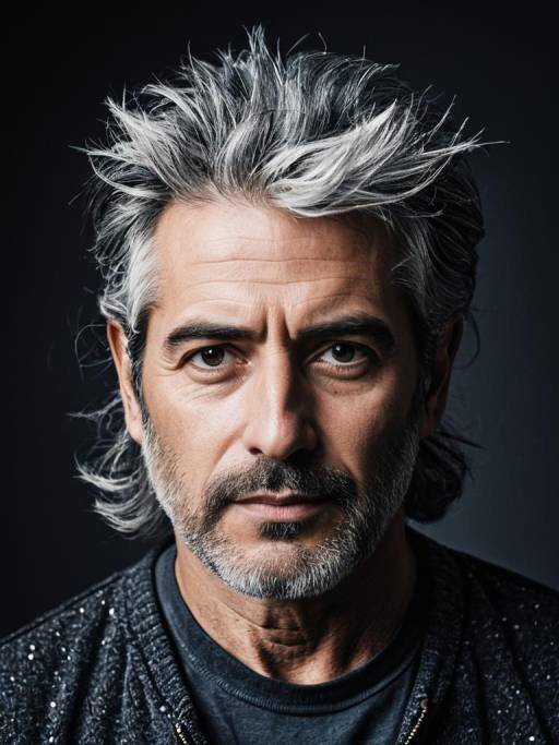 Photorealistic Headshot of Mature Man