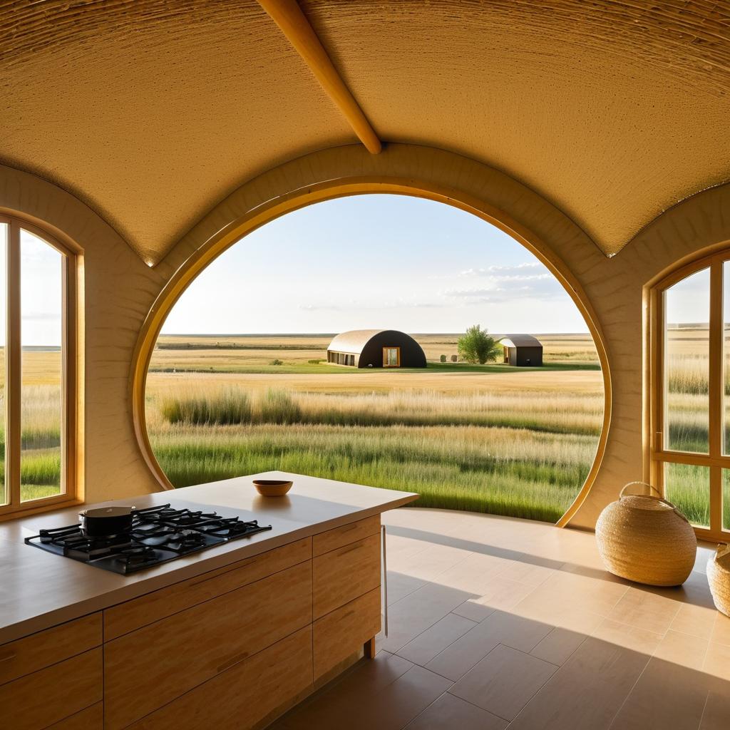 Charming Straw Bale House on Prairie