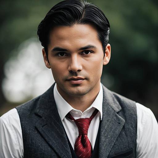 Elegant Gatsby-Themed Man's Attire