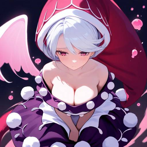 Magical Character with Wings and Dress