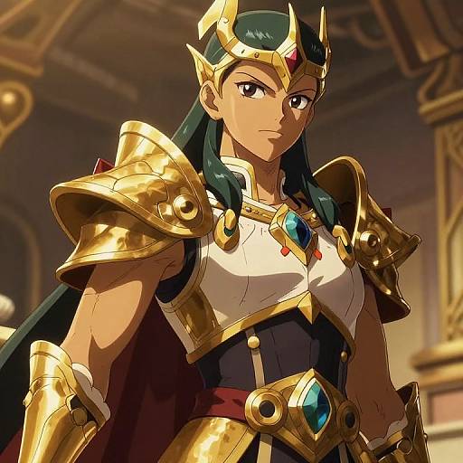 Ornate Fantasy Anime Warrior