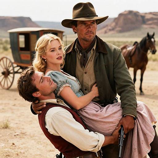 Classic Western Movie Poster Design