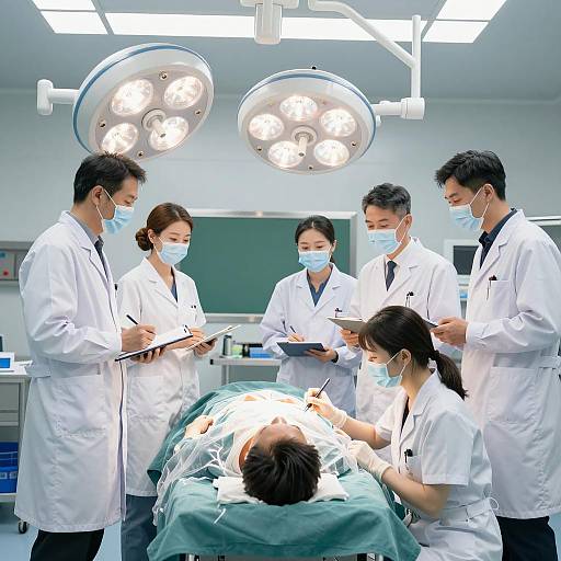 Dynamic Hospital Operating Room Scene