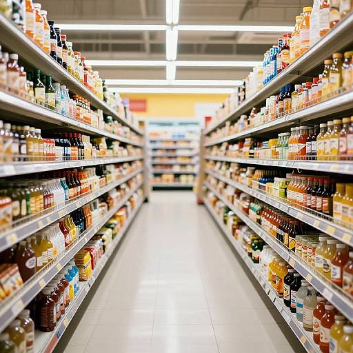 Hypnotic Endless Grocery Aisle
