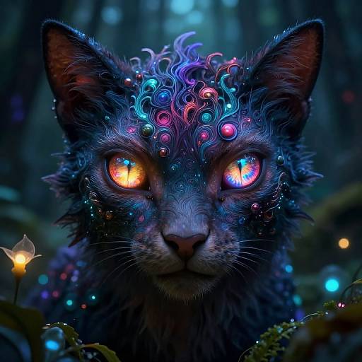 Glowing Mythical Creature Eyes