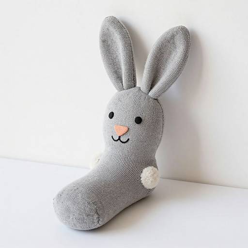 DIY No-Sew Sock Bunny Craft