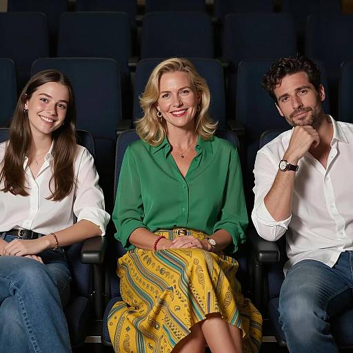 Intimate Theater Scene with Friends