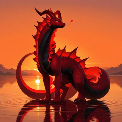 Crimson Velvet Hydra at Twilight Crimson Velvet Hydra at Twilight