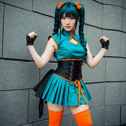 Vibrant Itsuka Kendo Cosplay Outfit Design