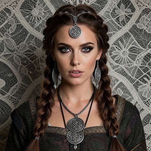Celtic Woman with Gothic Elegance