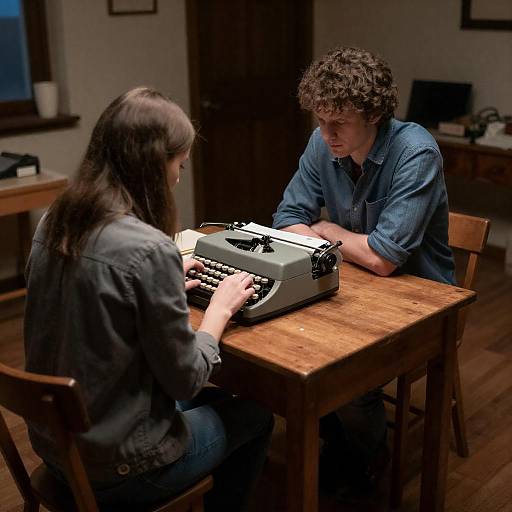 Intimate Conversations Over an Old Typewriter