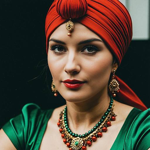 Close-Up Woman in Spice Costume