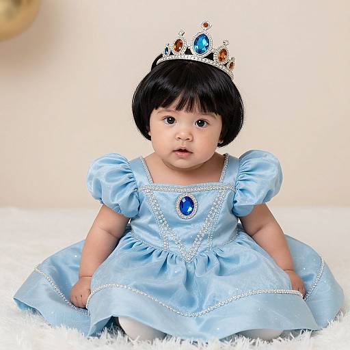 Newborn Princess Jasmine Portrait