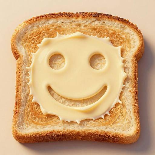Joyful Baked Toast Digital Art