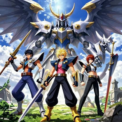 Epic Ifrit and Bahamut Battle