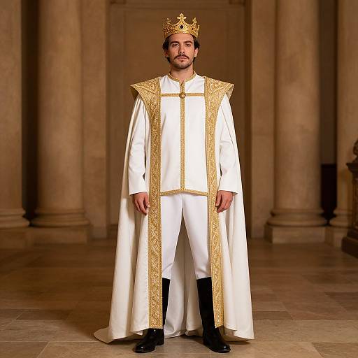 Regal Male in Royal Costume