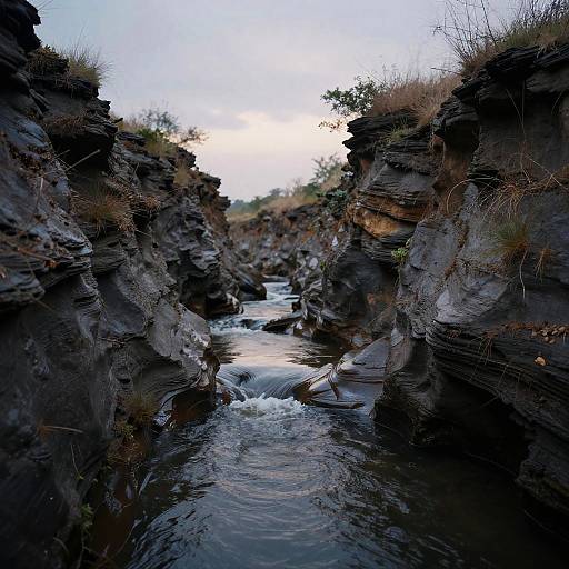 Hidden Underground River Twilight