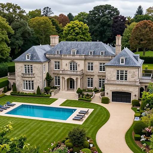 Grand Mansion with Landscaped Estate