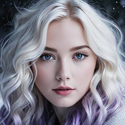 Ethereal Winter Beauty Close-Up