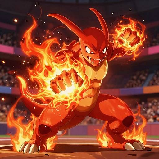 Blazeiken Fiery Blast Attack