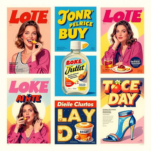 Surreal Pop Art Mashup Generator