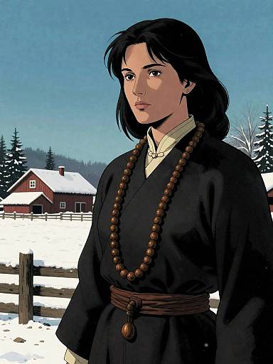 Quiet Ranch Heiress in Winter