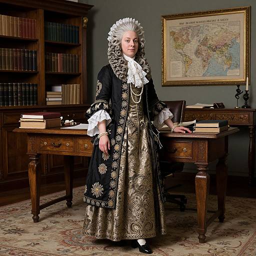 18th-Century Dutch Businesswoman Portrait