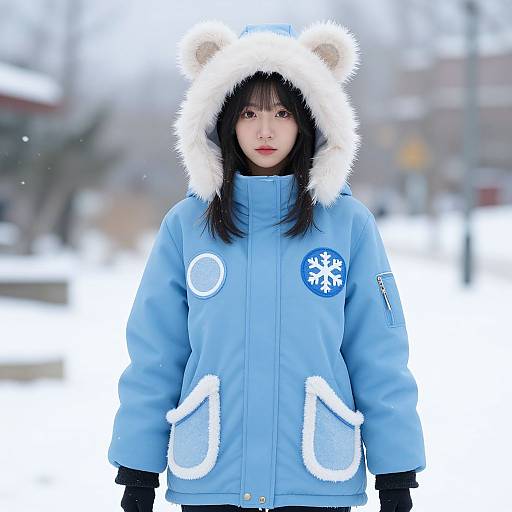 Stylish Anime-Inspired Winter Jacket