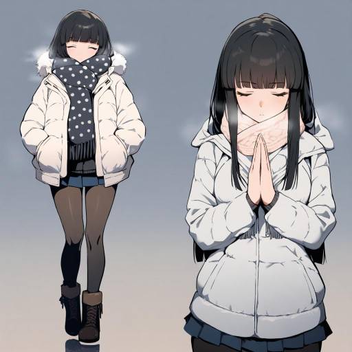 Winter-inspired Character in Multiple Views
