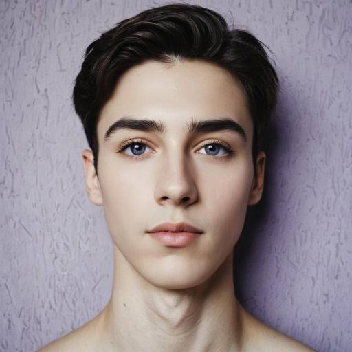 Portrait of Young Man with Modigliani Style