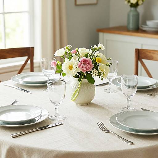 Elegant Martha Stewart Spring Tablescape