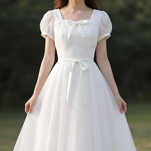 White Dress Disney Princess Portrait